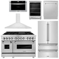 48 Dual Fuel Range, Range Hood, Refrigerator, Microwave Drawer, Dishwasher and Beverage Fridge L1948