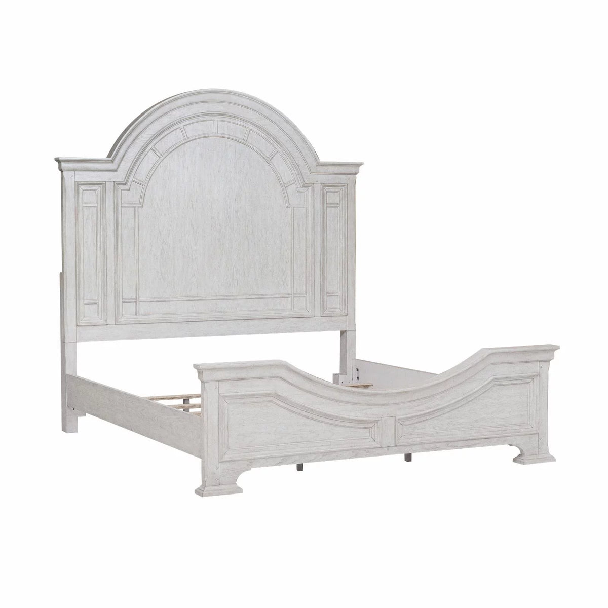 Queen Wood Panel Bed I836