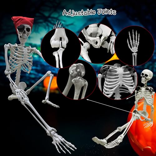 5.4Ft Life Size Posable Skeleton S827818