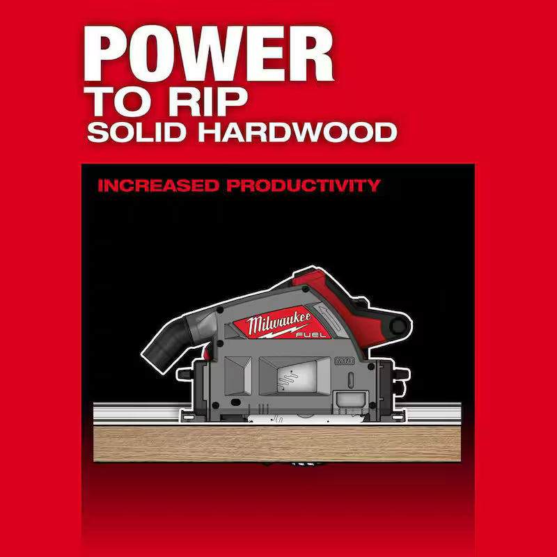 18V Brushless Cordless 6-1/2 in. Plunge Track Saw Combo Kit D5977