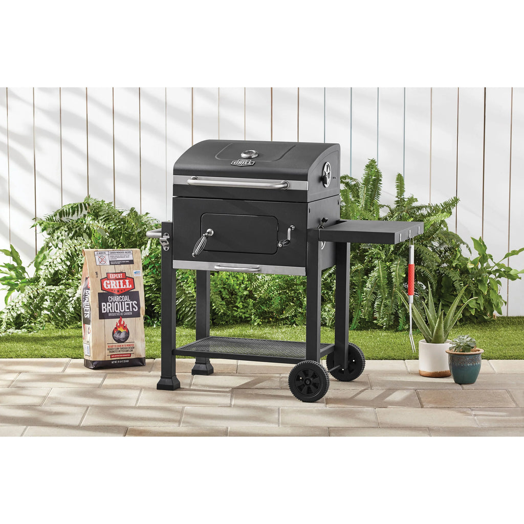Heavy Duty 24-inch Charcoal Grill, Black I5835