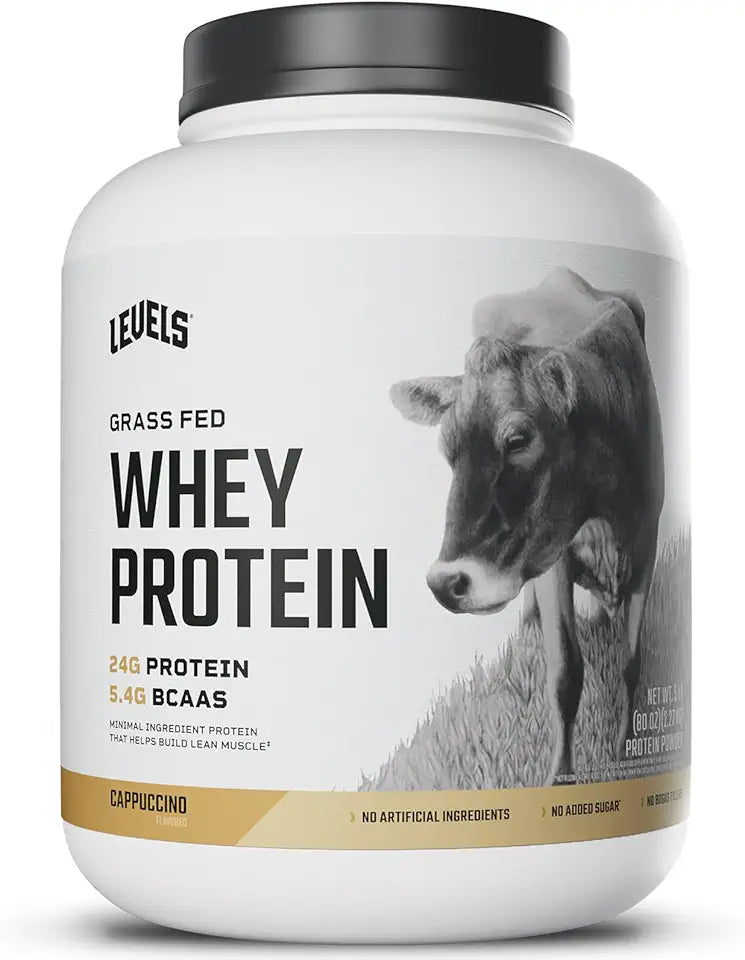 Grass Fed Whey Protein Powder Cappuccino 5LB U221