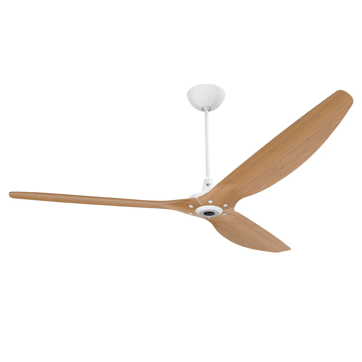 84 Ceiling Fan with Bamboo Blades and White Finish J41808