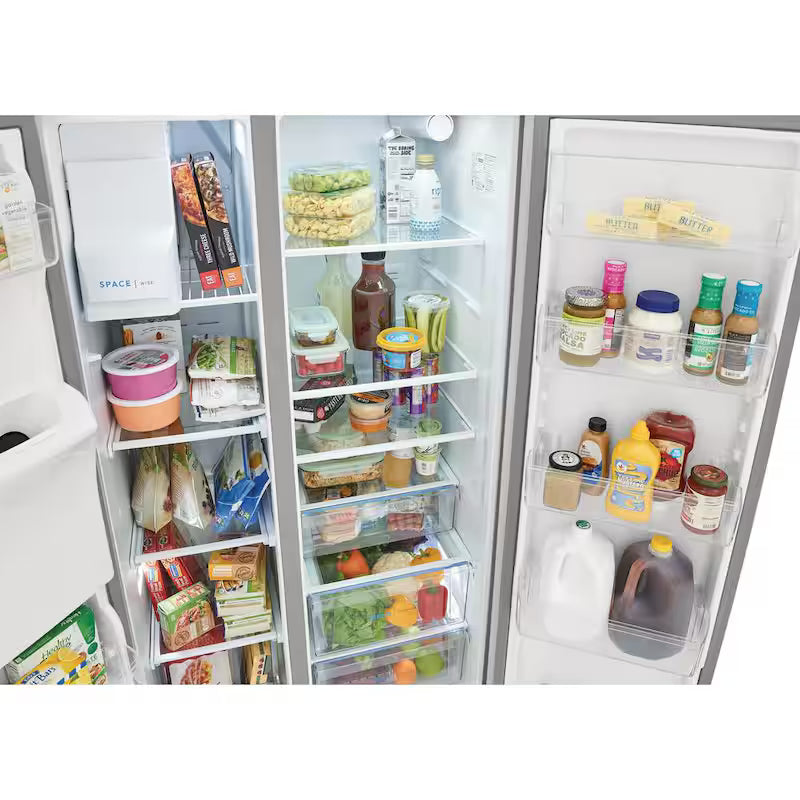 Counter Depth Side-by-Side Refrigerator in Stainless Steel L3242