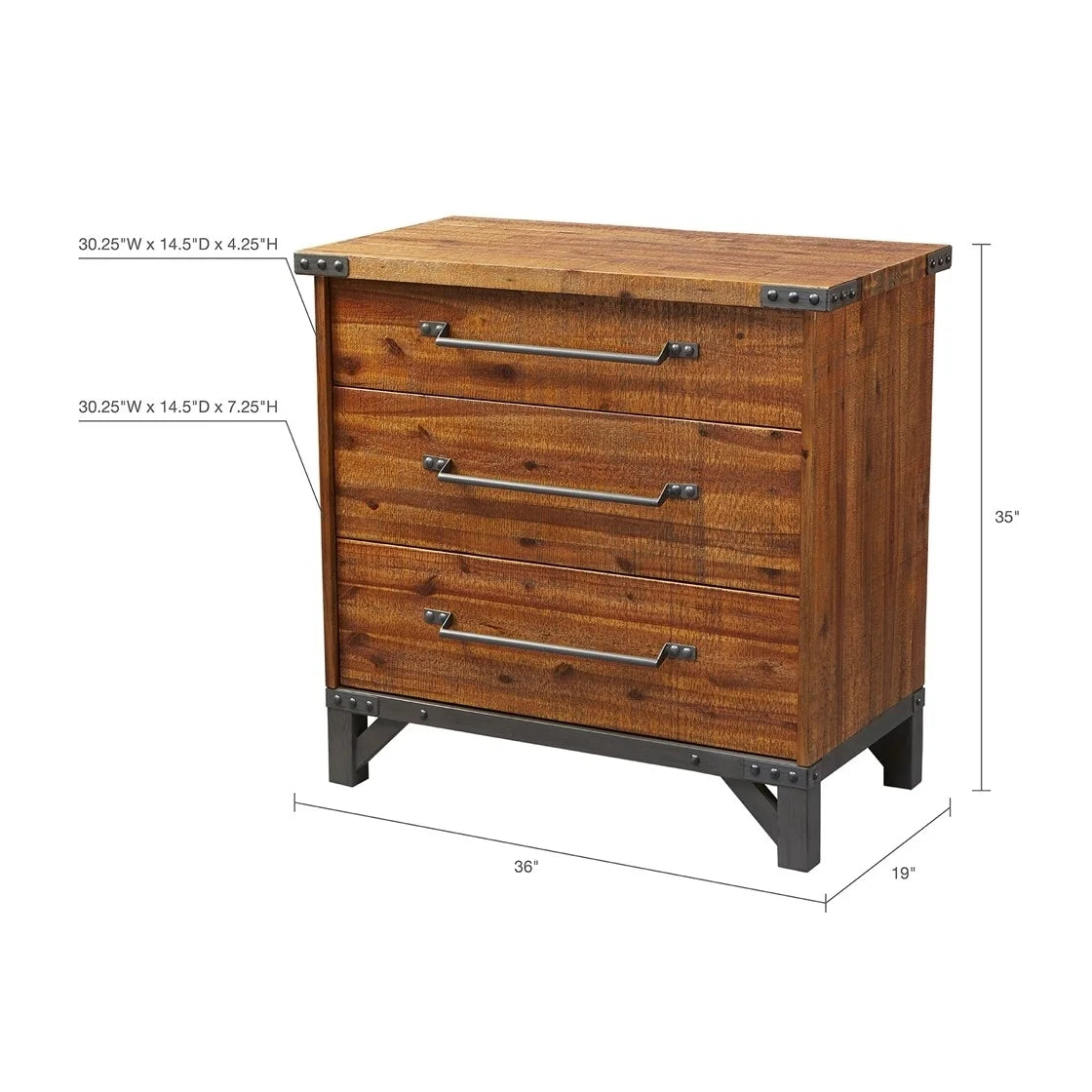Three-Drawer Storage Dresser I81558