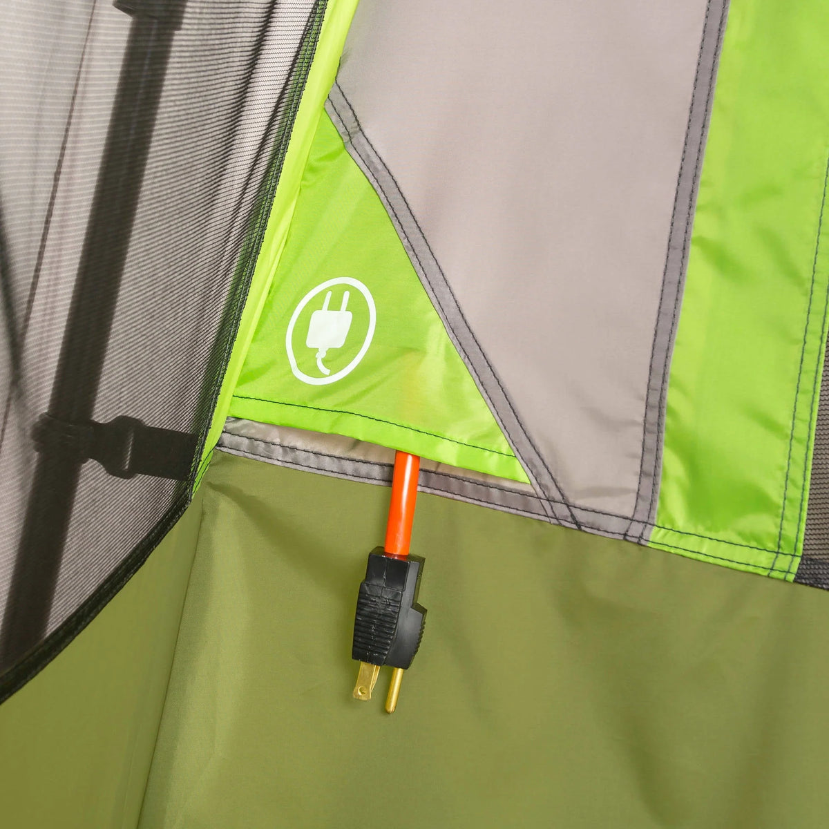 14' x 13.5' 9 Person 2 Room Instant Cabin Tent with Screen Room D8736
