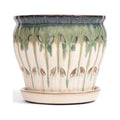 6" Fluted Ceramic Orchid Pot C62523