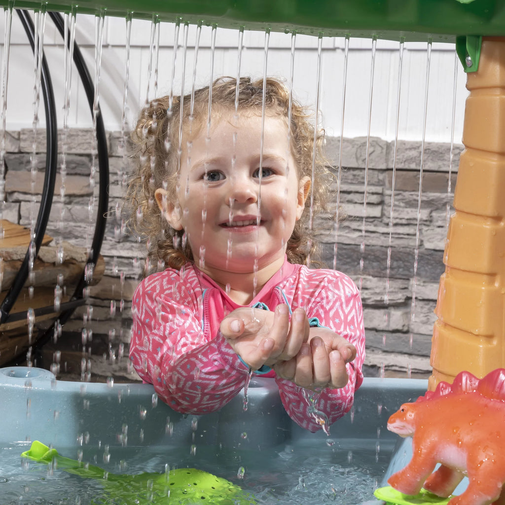 Gray Plastic Water Table with 13-piece Playset F142885