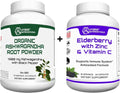Organic Ashwagandha Root and Black Elderberry Blend with Echinacea, Turmeric M25955