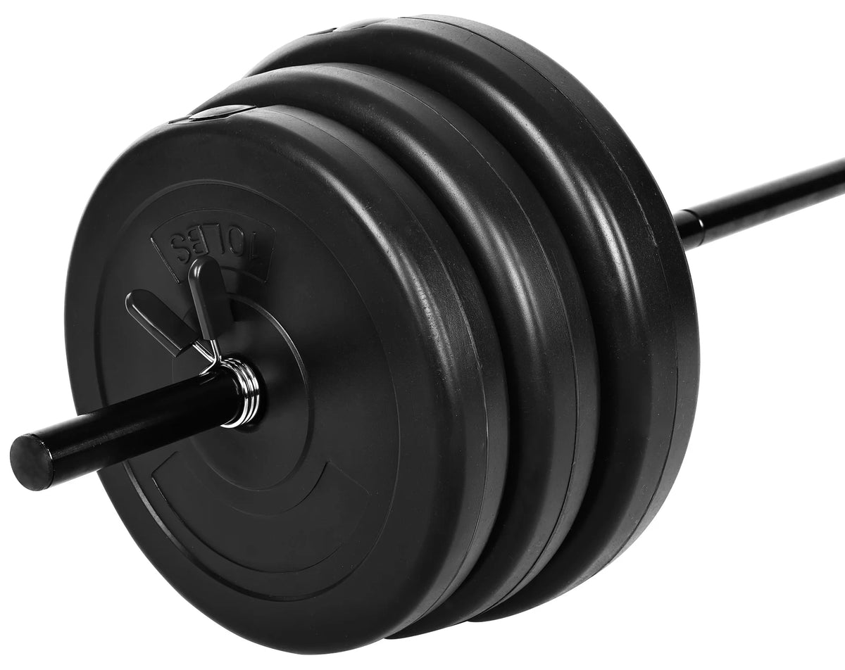 Vinyl Standard Weight Set Black 100 lbs H49733