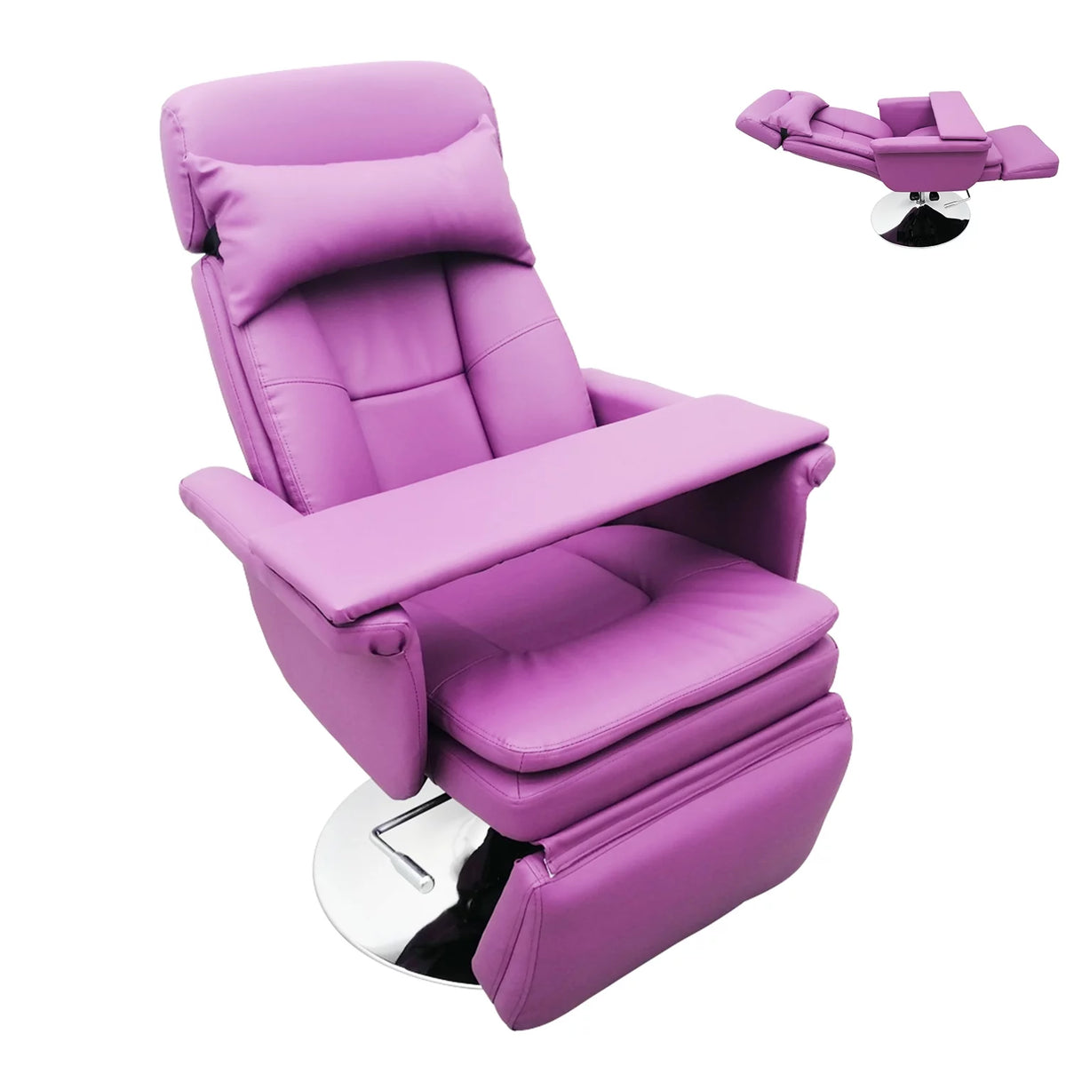 Purple Pneumatic Facial Beauty SPA Salon Chair A27531