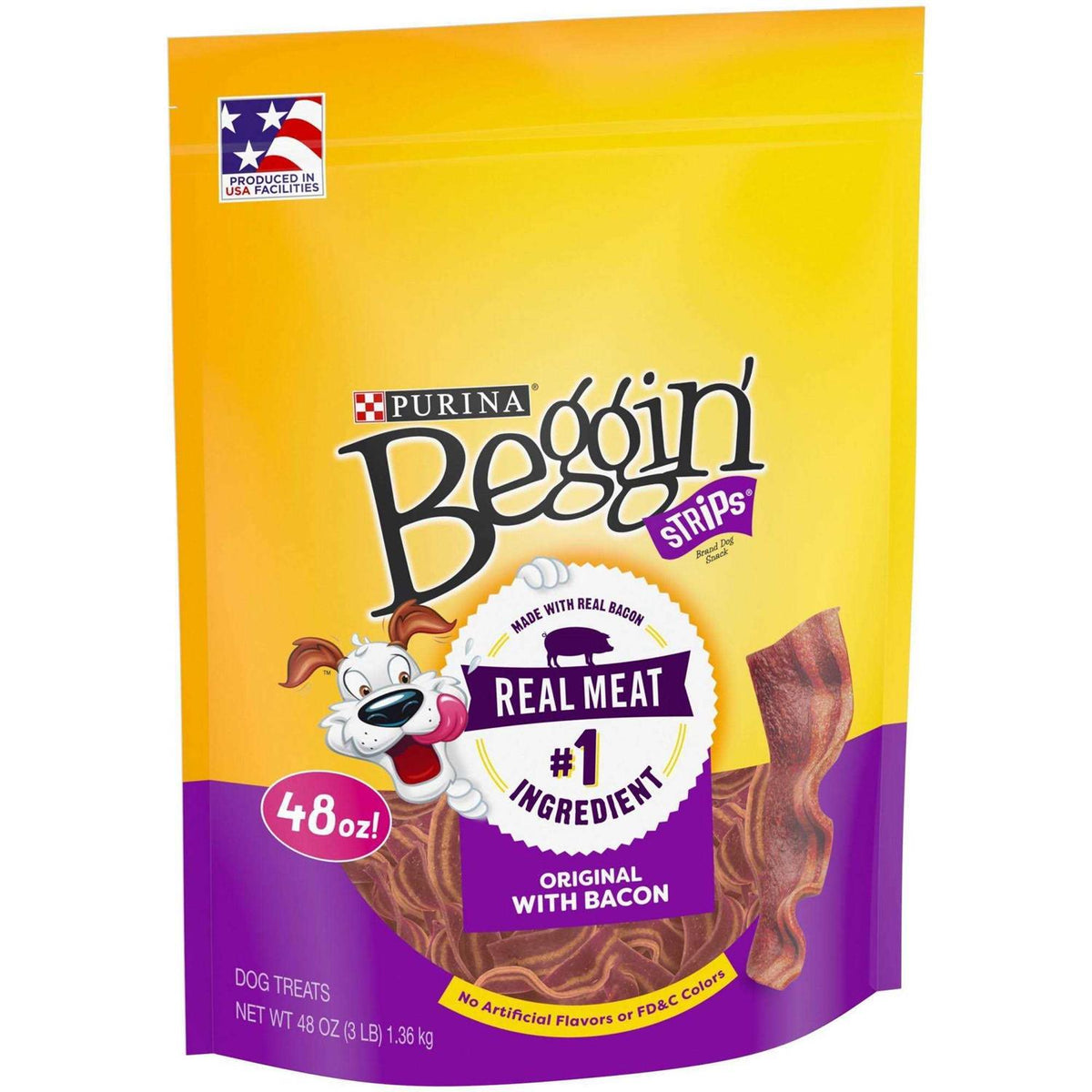 Bacon Strips Dog Treats T8530