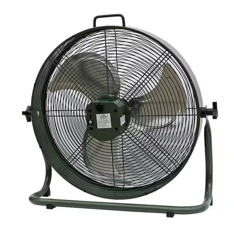 18 in. Rechargeable Battery-Operated Camping Floor Fan W909