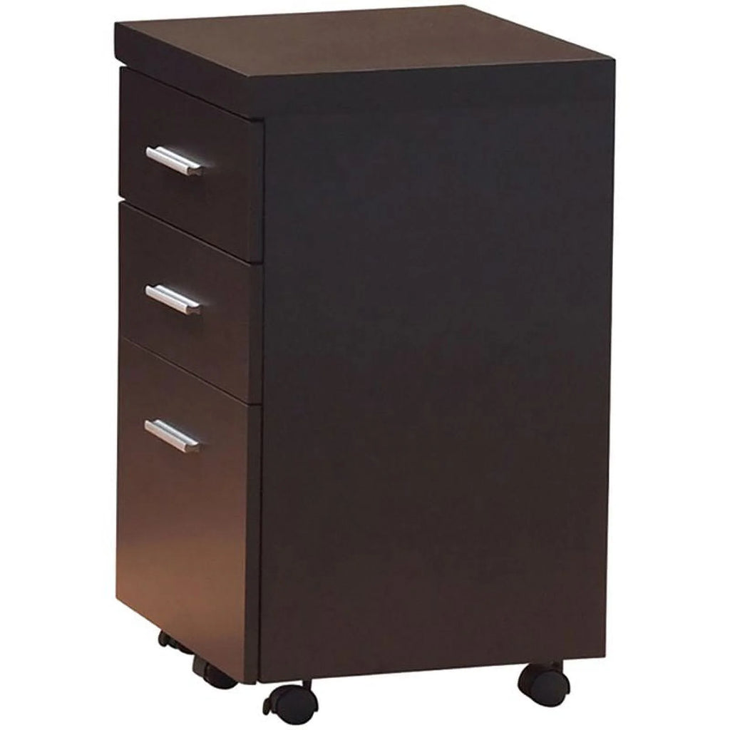 4-Piece Desk File Cabinet Bookcase & Office Chair Set X888