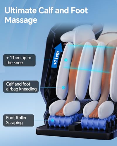 Black Zero Gravity Full Body Massage Chair Y12523