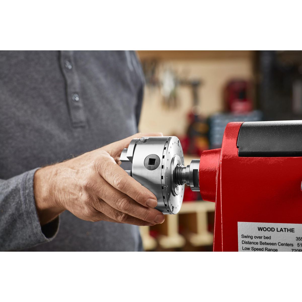 Wood Lathe Chuck Set, 6-Piece D723