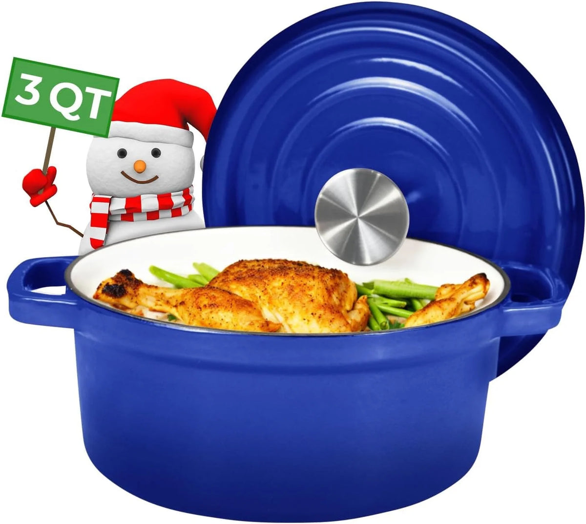 Enameled Cast Iron Cookware Set T682