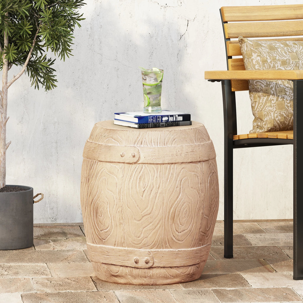 Lightweight Concrete Outdoor Side Table M3001