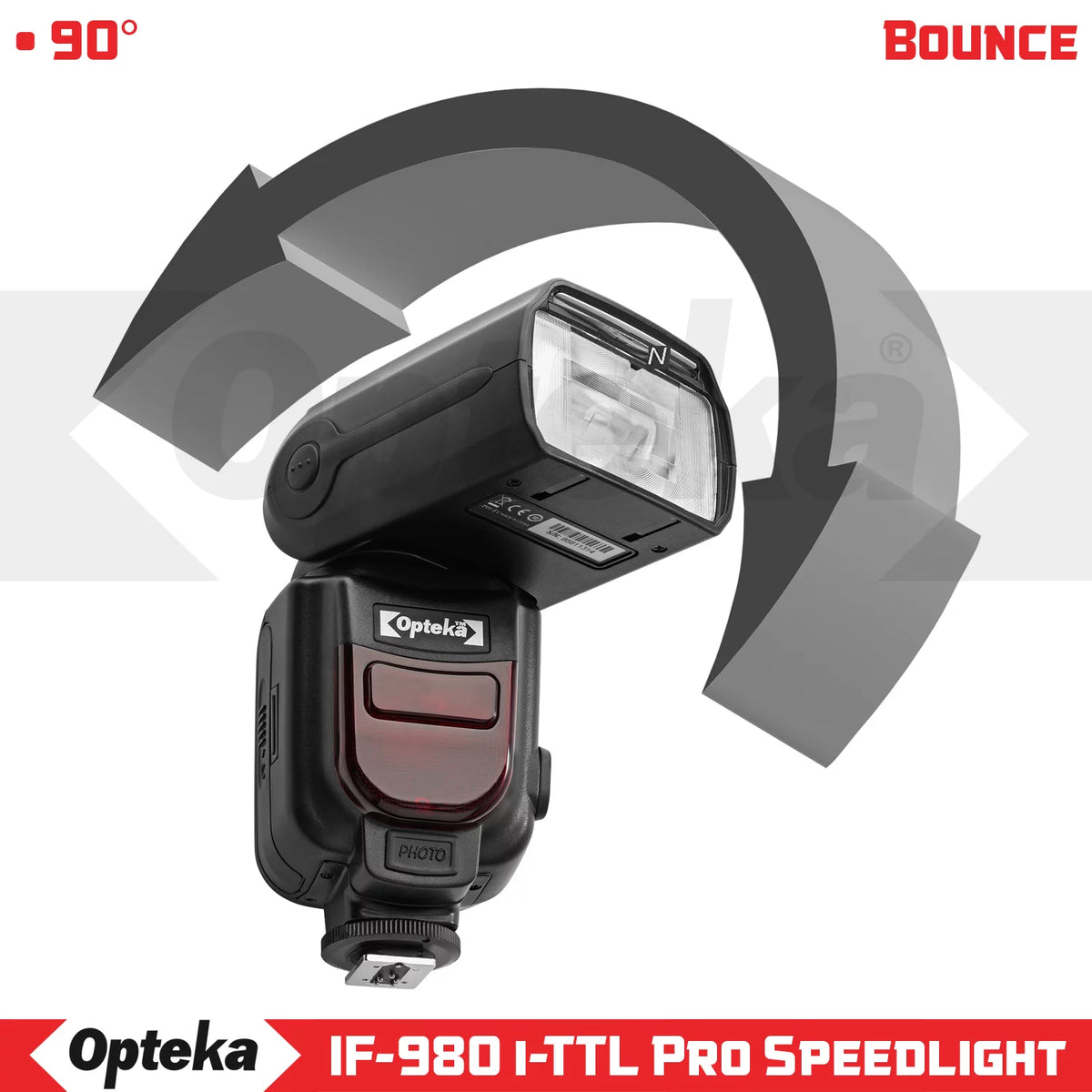 Auto-Focus Speedlight Flash with LCD Display E6191