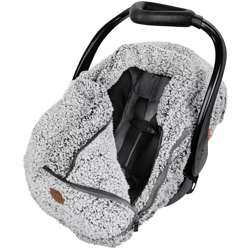 Winter Baby Car Seat Cover with Warm Sherpa Lining B71075