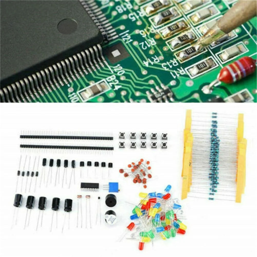 Electronic Components Kit with Precision Resistor J4972