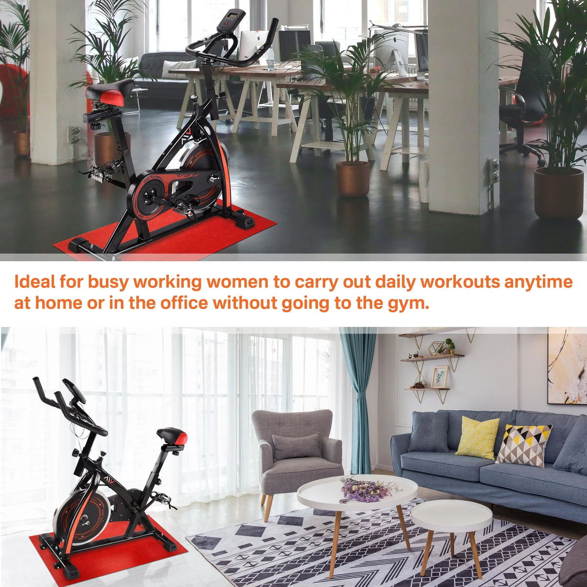 Foldable Stationary Upright Exercise Bike O42141