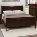 Full Sleigh Panel Bed in Cappuccino H922