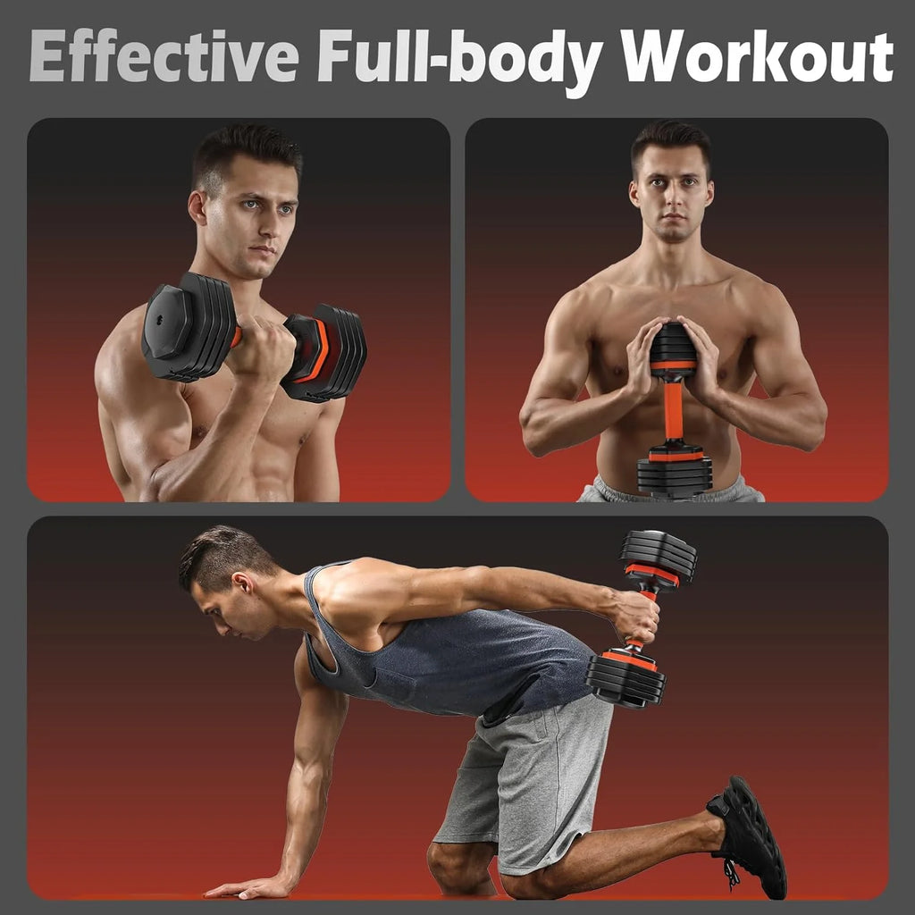 55LB Adjustable Dumbbells F641