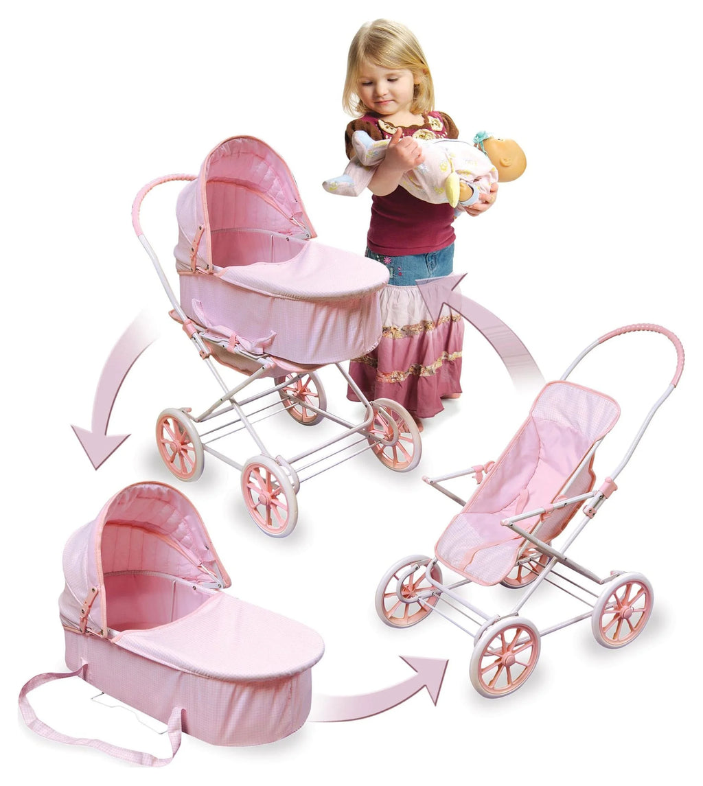 Pink Doll Pram Carrier Stroller G662708