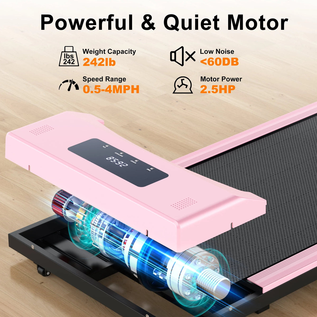 2.5HP Quiet Compact Walking Pad I851432