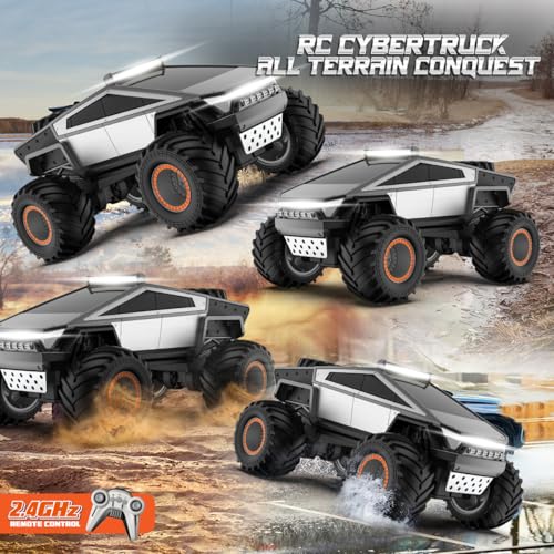 1:16 Scale Waterproof 4WD Amphibious Remote Control Toy Car Y75011