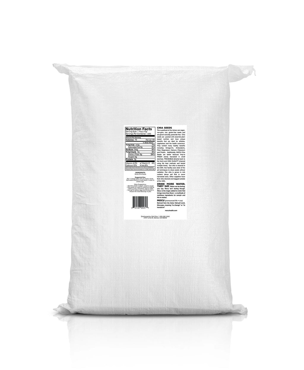 Black Chia Seeds 55LB I63036